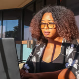 Ashe Black sunglasses, cevcollection