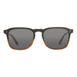 Bluford rectangular sunglasses featuring a sleek two-tone frame and polarized UV400 lenses designed to reduce glare and provide 100% UV protection.
